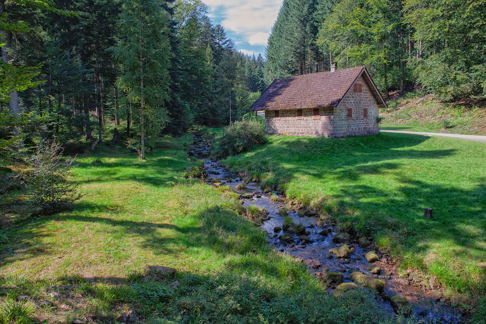 Ferienhaus Enztalblick in Enzklösterle im Nordschwarzwald - Wandervorschlag Eyachtal - Brotenaubach und Rotwasserhütte